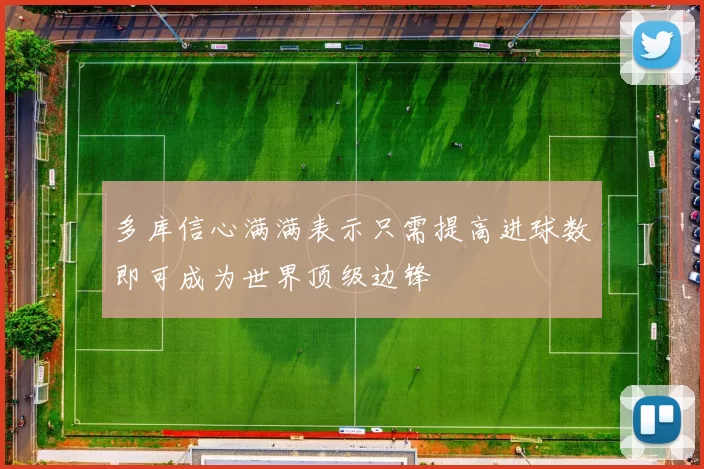 多库信心满满表示只需提高进球数即可成为世界顶级边锋